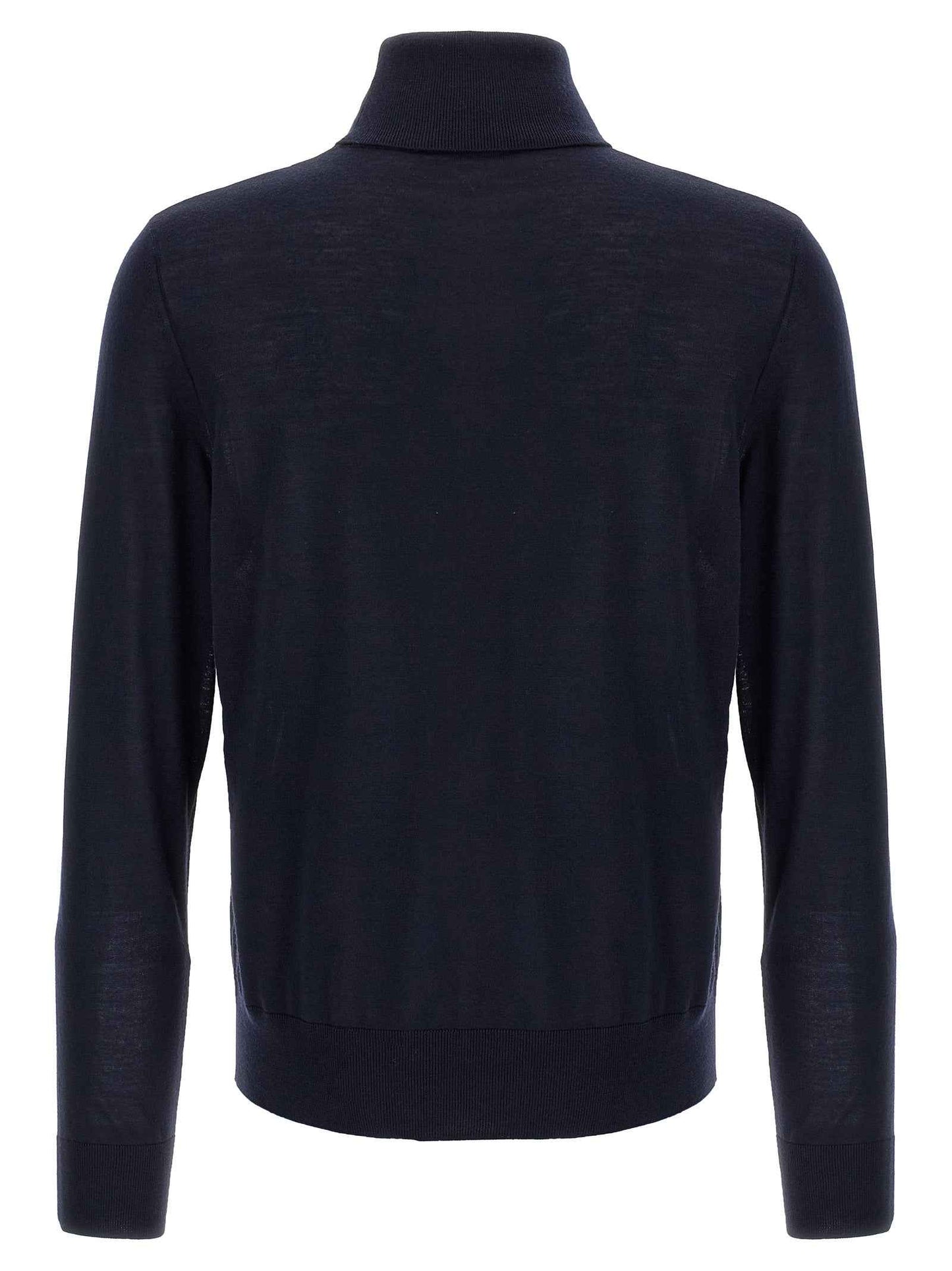 Blue Virgin Wool Cardigan