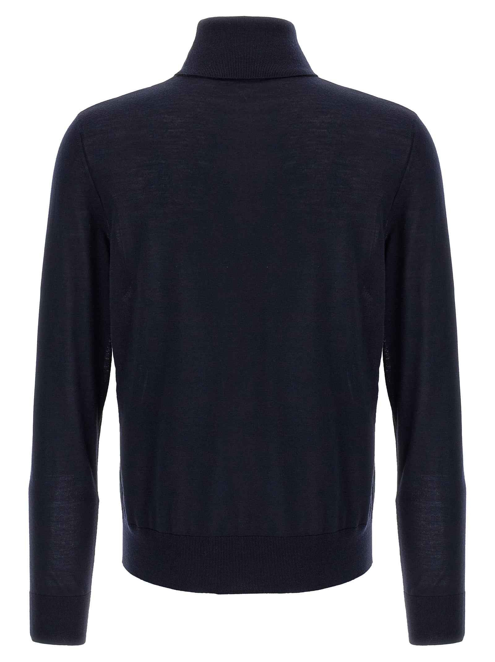 Blue Virgin Wool Cardigan