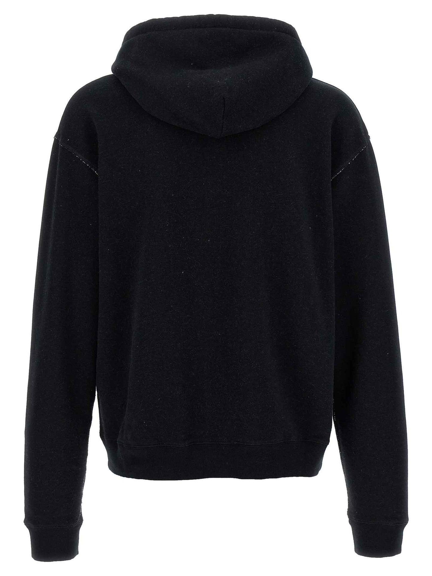 Black Cotton Sweatshirt