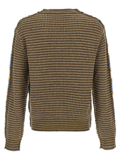 Multicolor Wool Cardigan