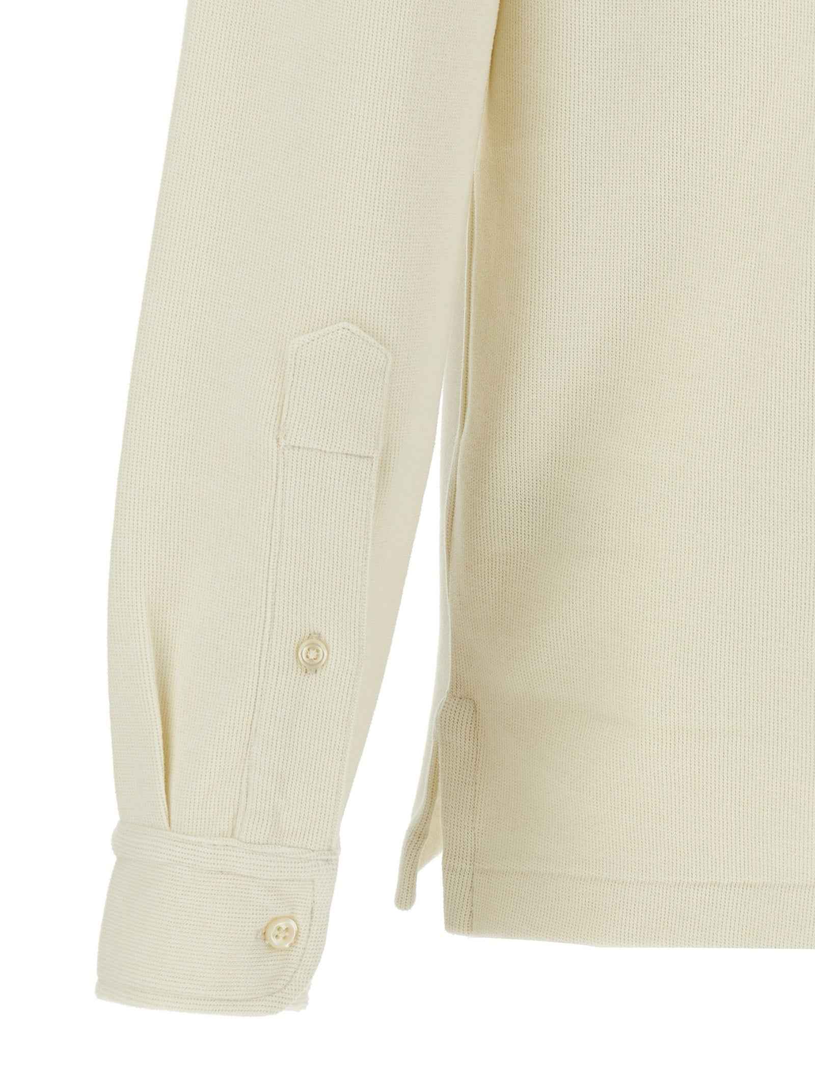 Beige Cotton Polo Shirt