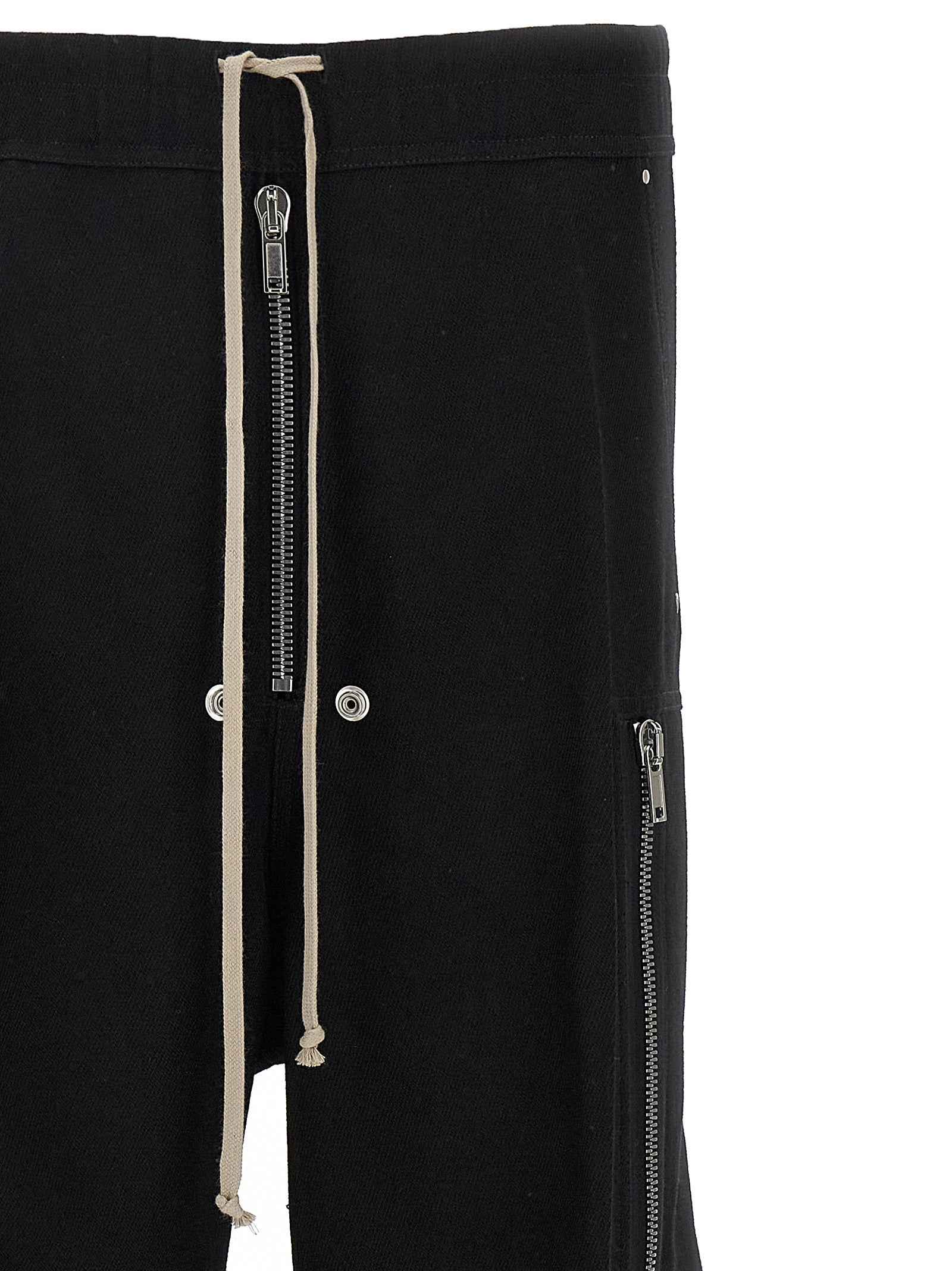 Black Wool Cargo Pants