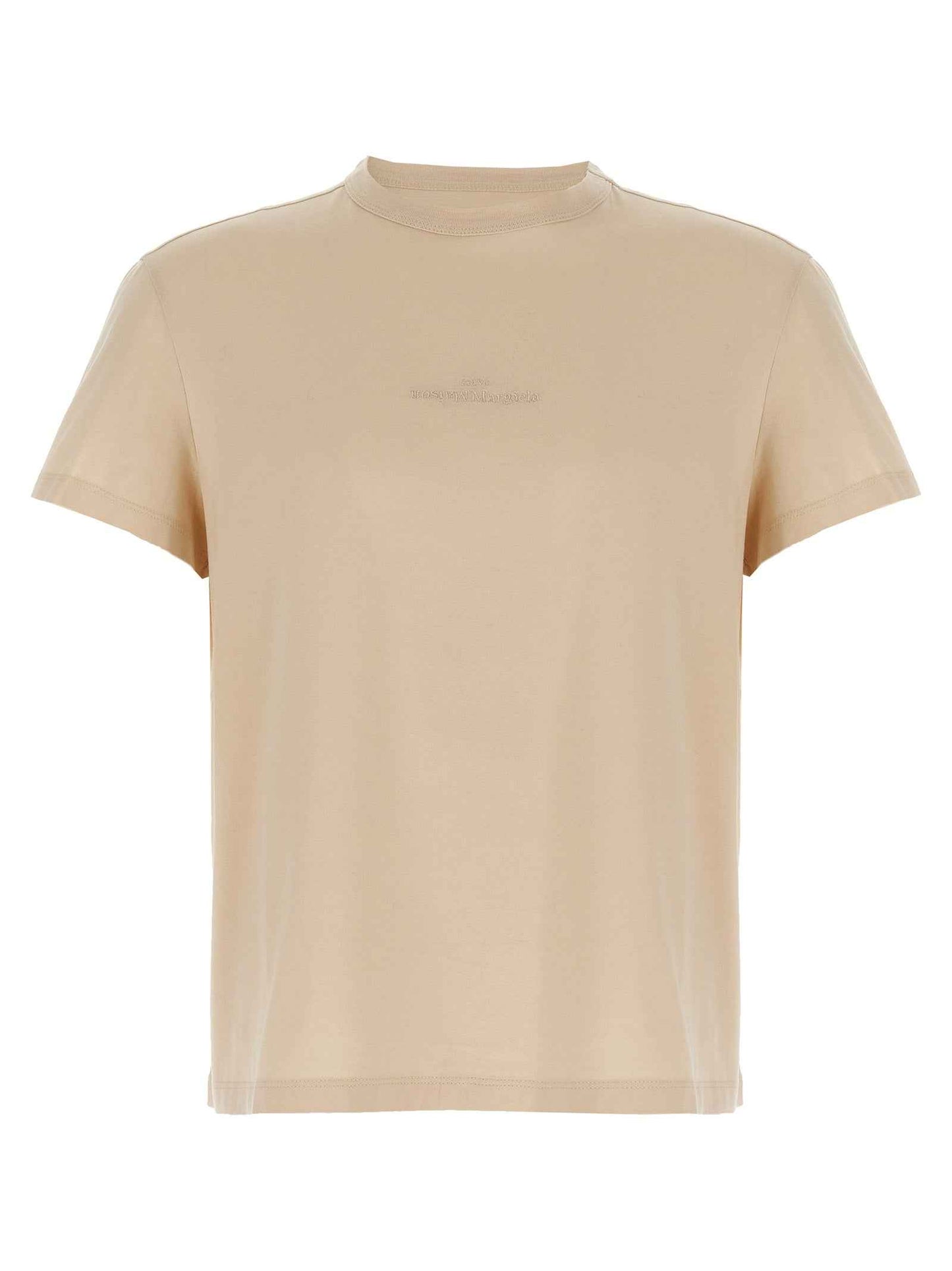 Beige Cotton T-Shirt