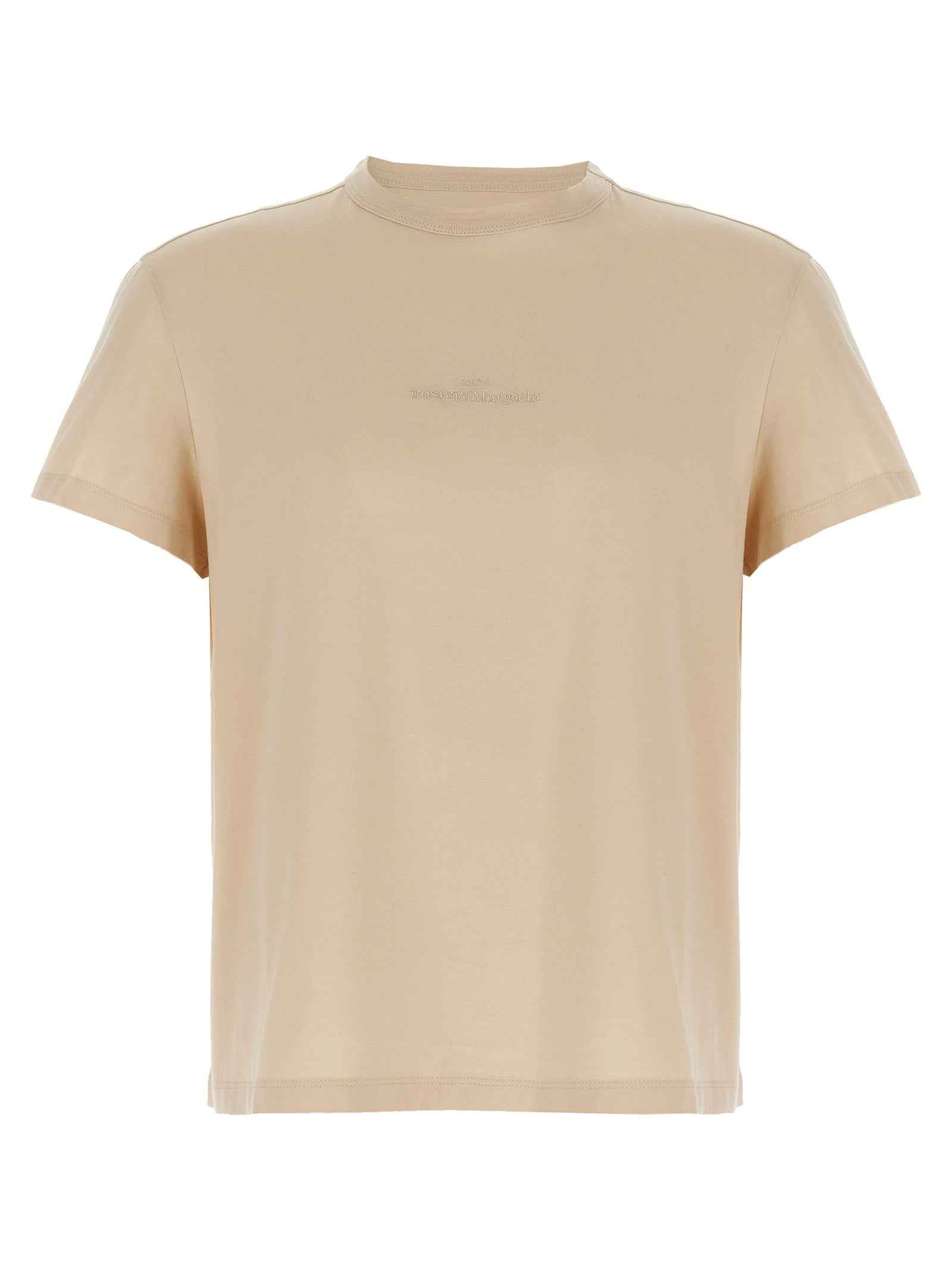 Beige Cotton T-Shirt
