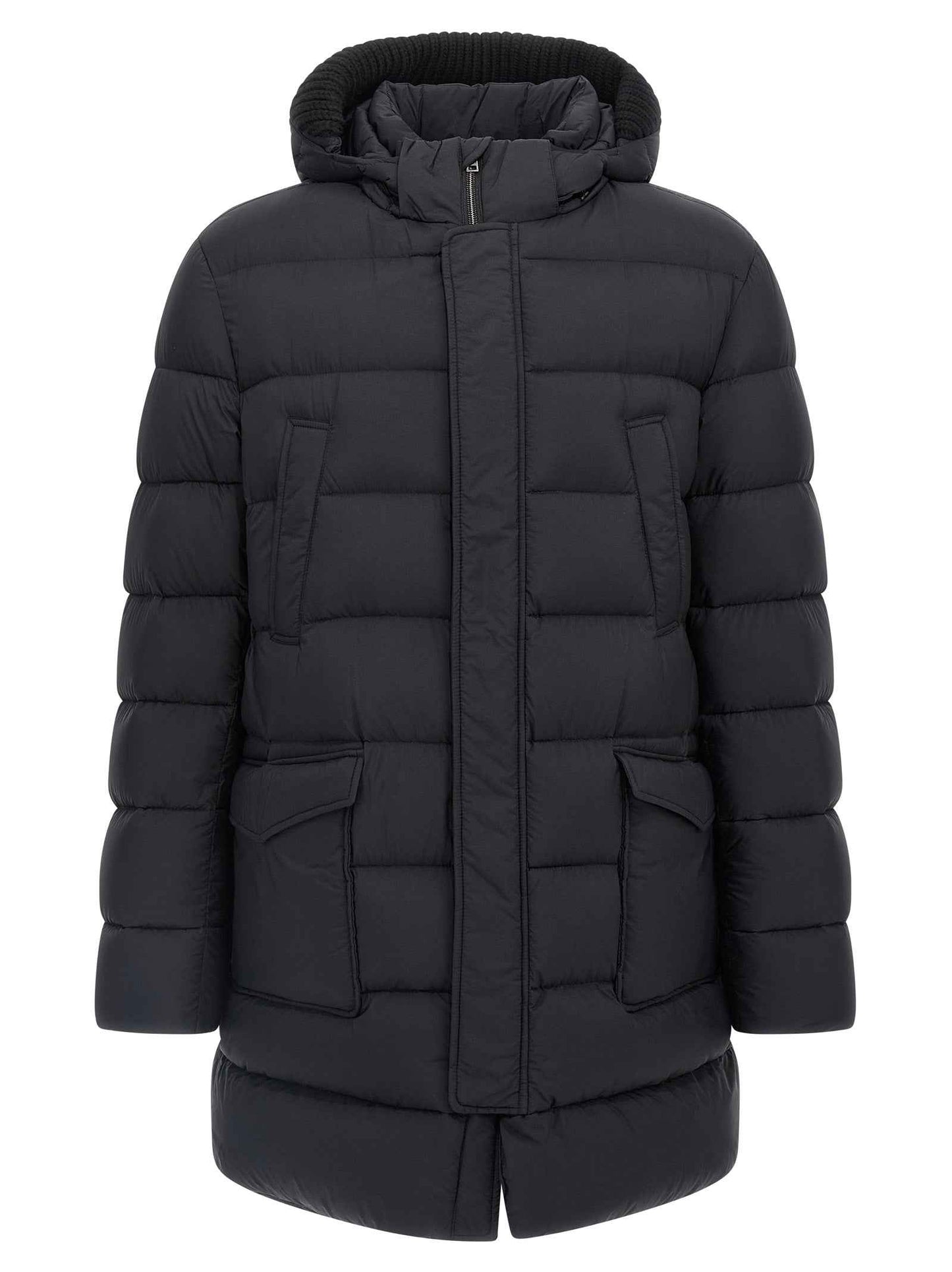 Black Polyamide Coat