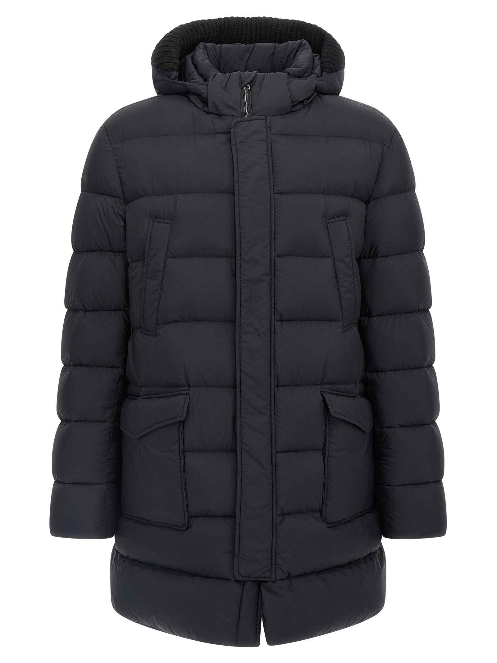 Black Polyamide Coat