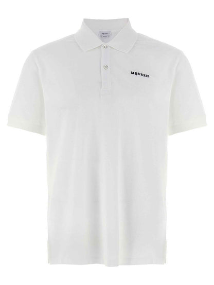 Bicolor Cotton Polo Shirt