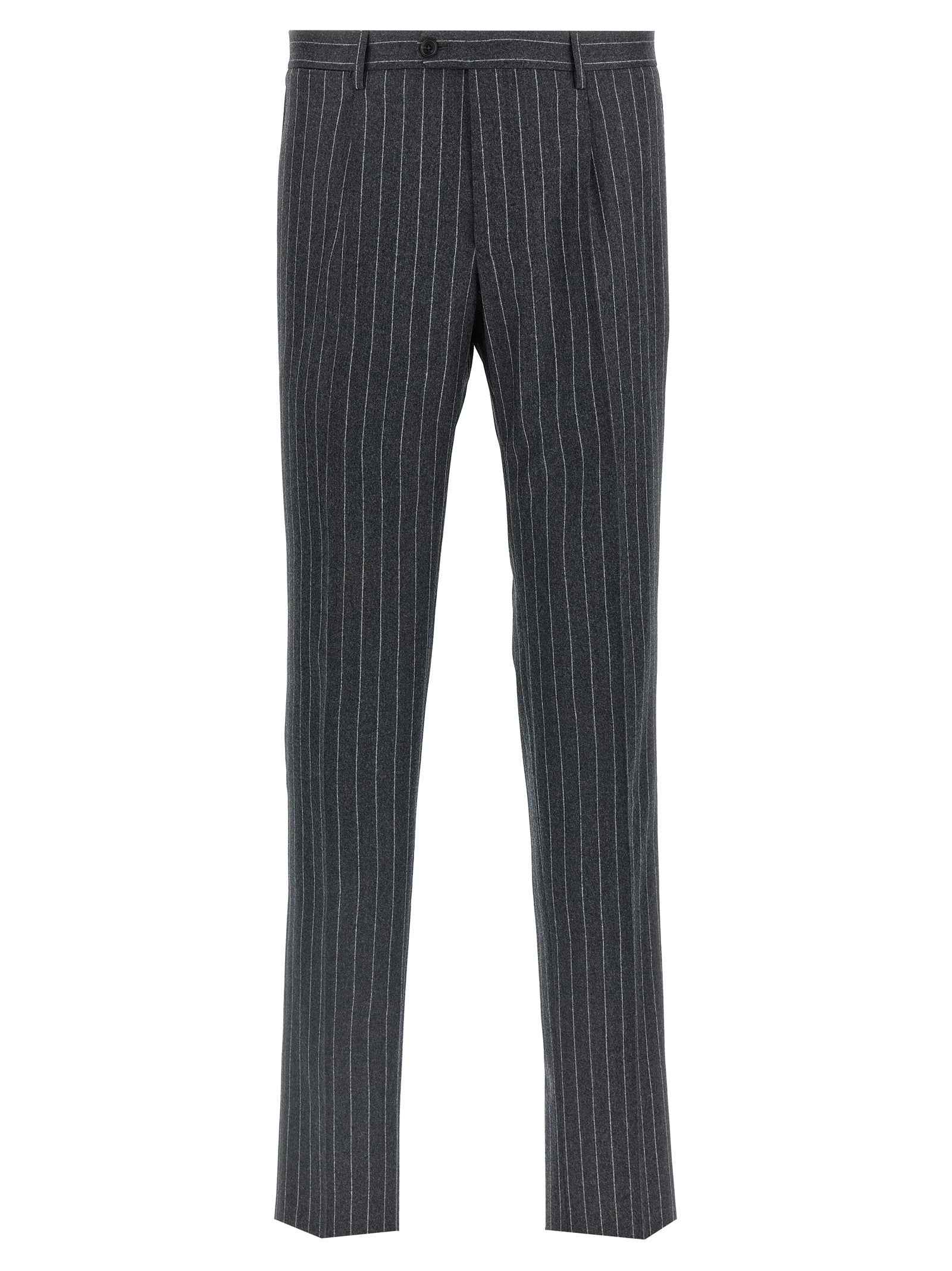 Gray Virgin Wool Two-Piece Suit