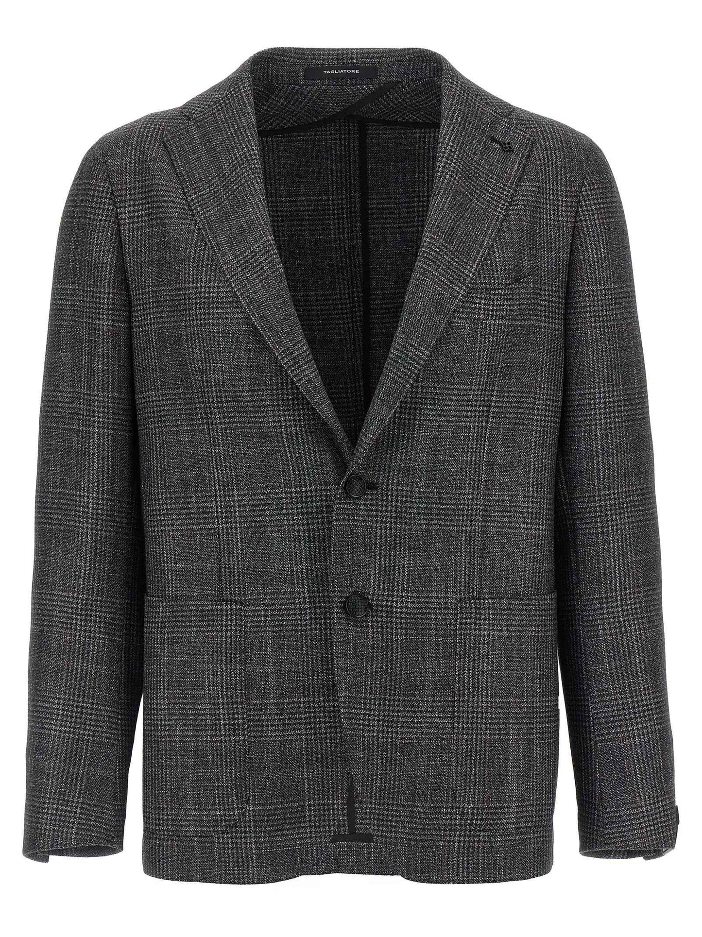 Gray Virgin Wool Blazer