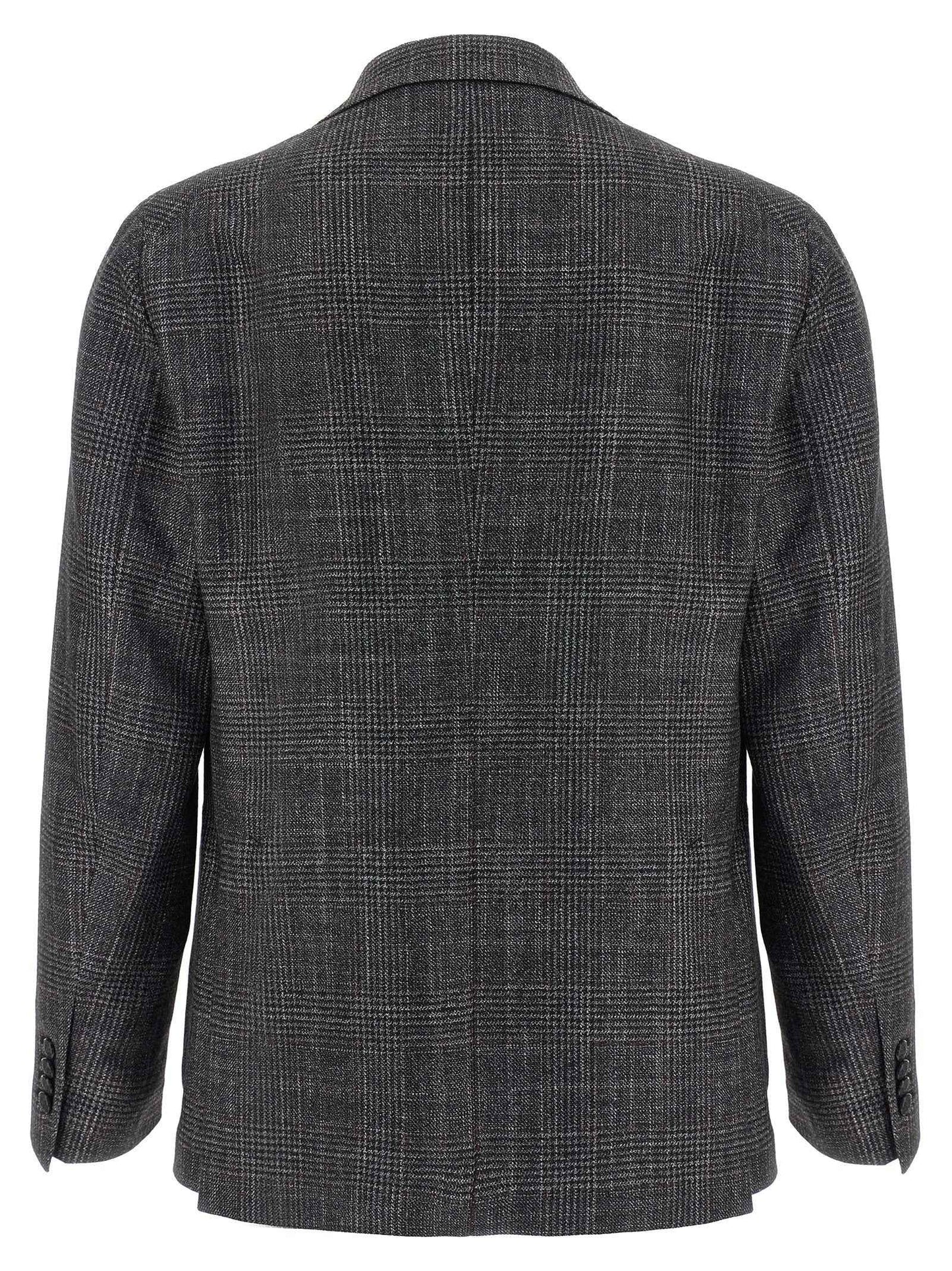 Gray Virgin Wool Blazer