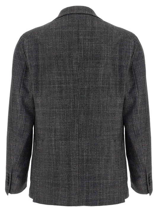 Gray Virgin Wool Blazer