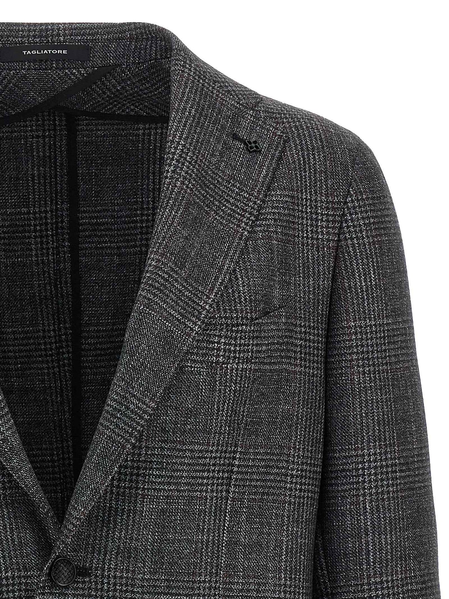 Gray Virgin Wool Blazer