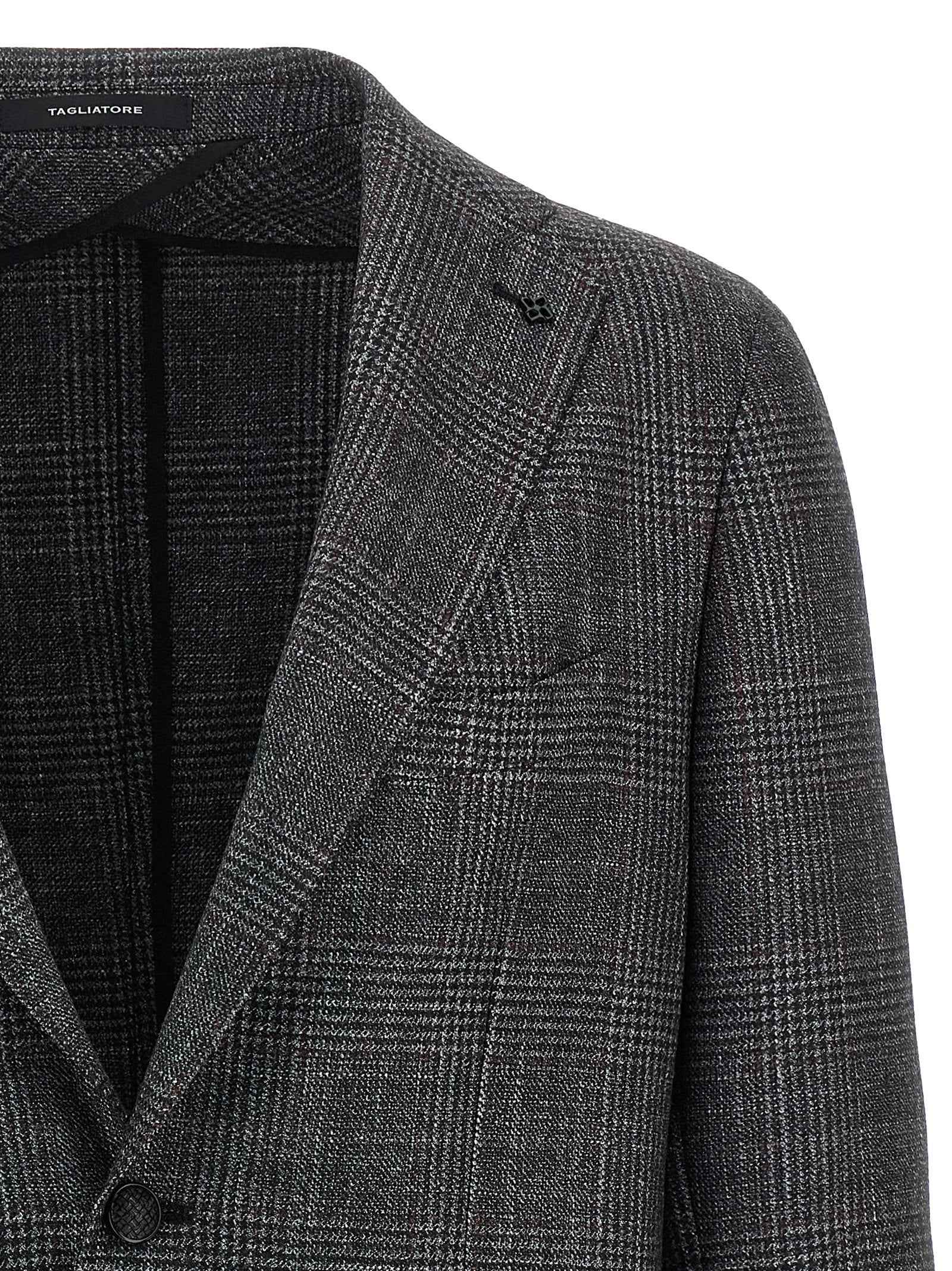 Gray Virgin Wool Blazer