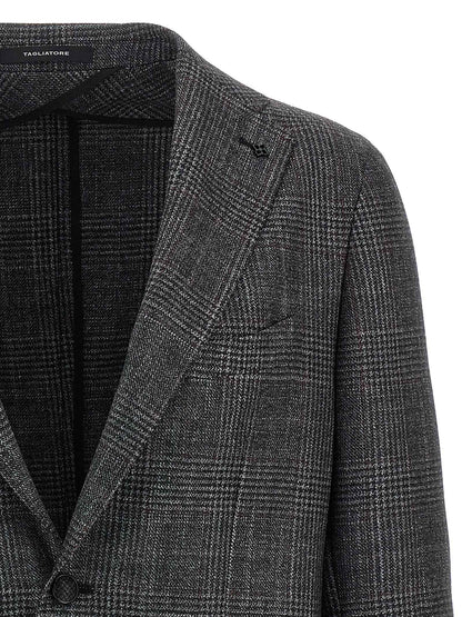 Gray Virgin Wool Blazer