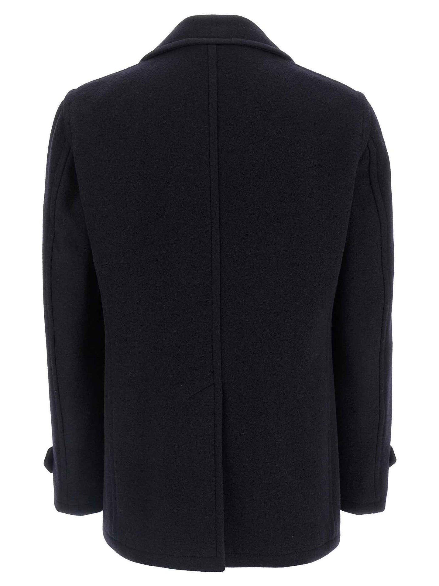 Blue Wool Coat