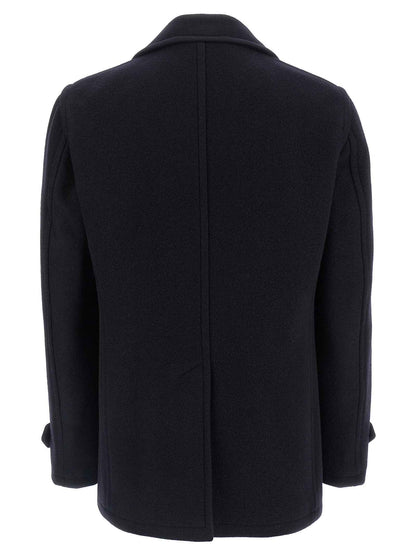 Blue Wool Coat
