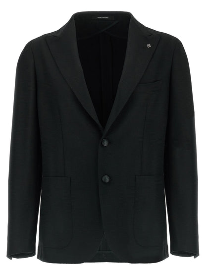 Black Virgin Wool Blazer