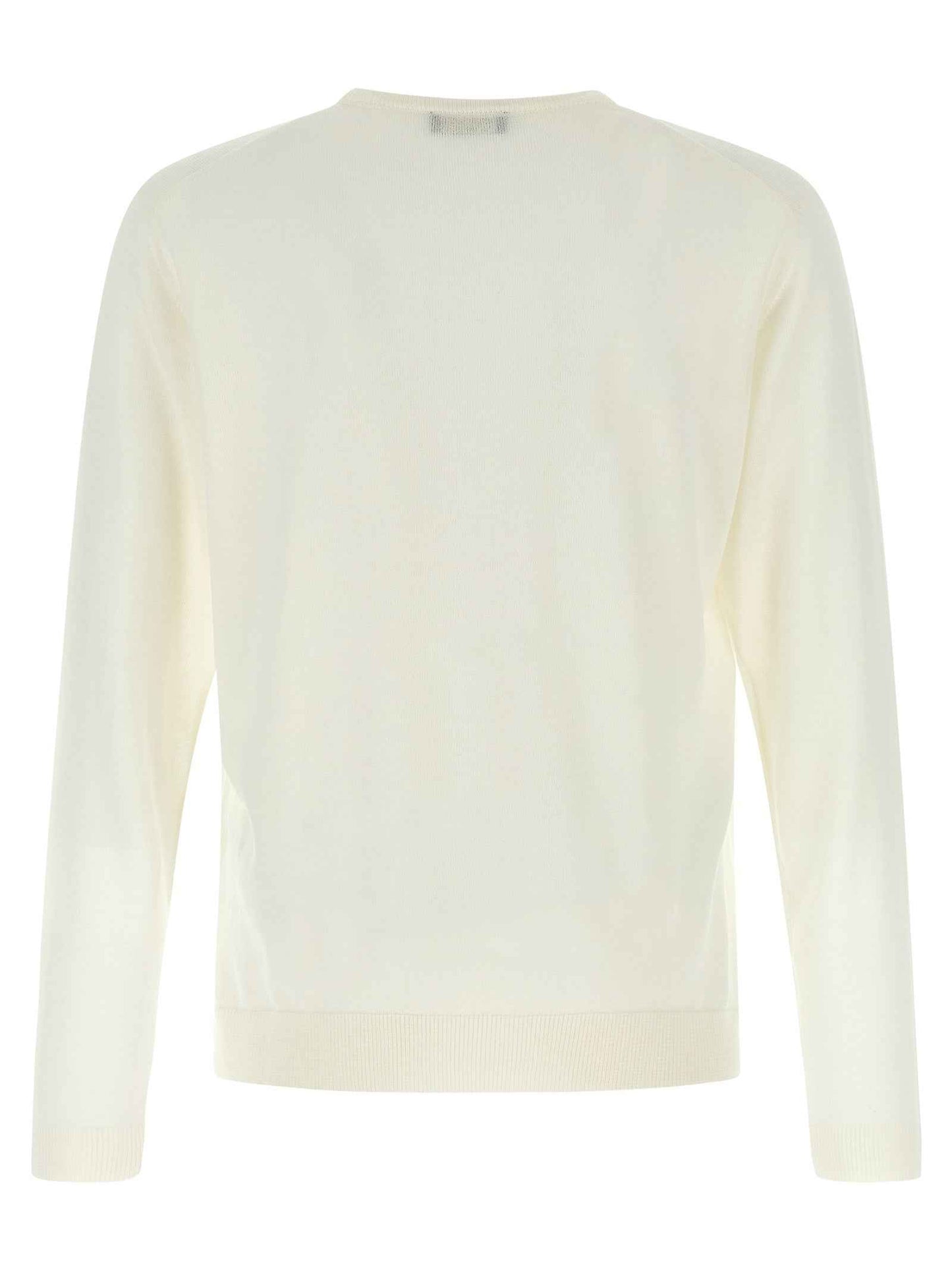 Beige Merino Wool Cardigan
