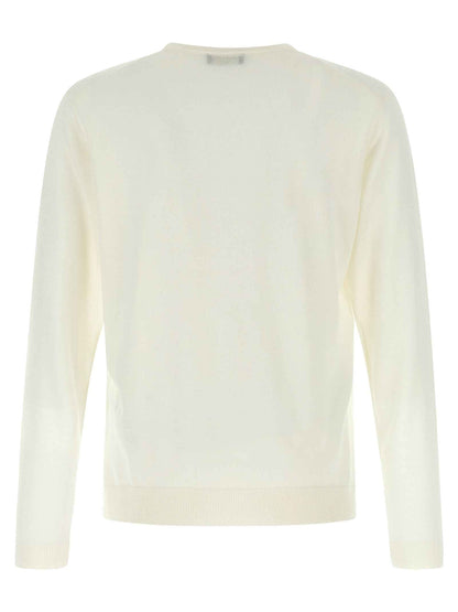 Beige Merino Wool Cardigan