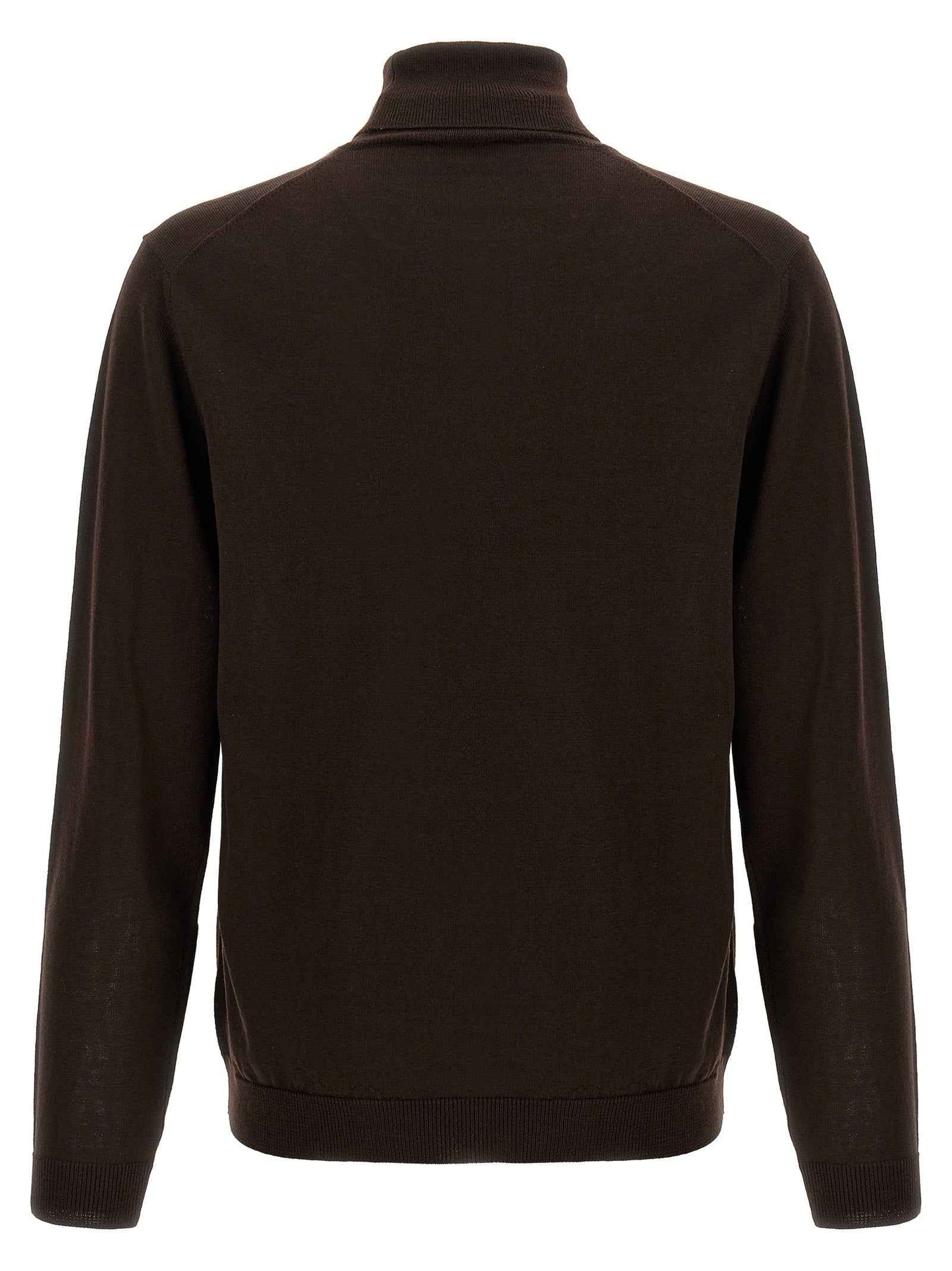Brown Merino Wool Cardigan