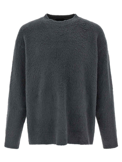 Gray Cotton Cardigan