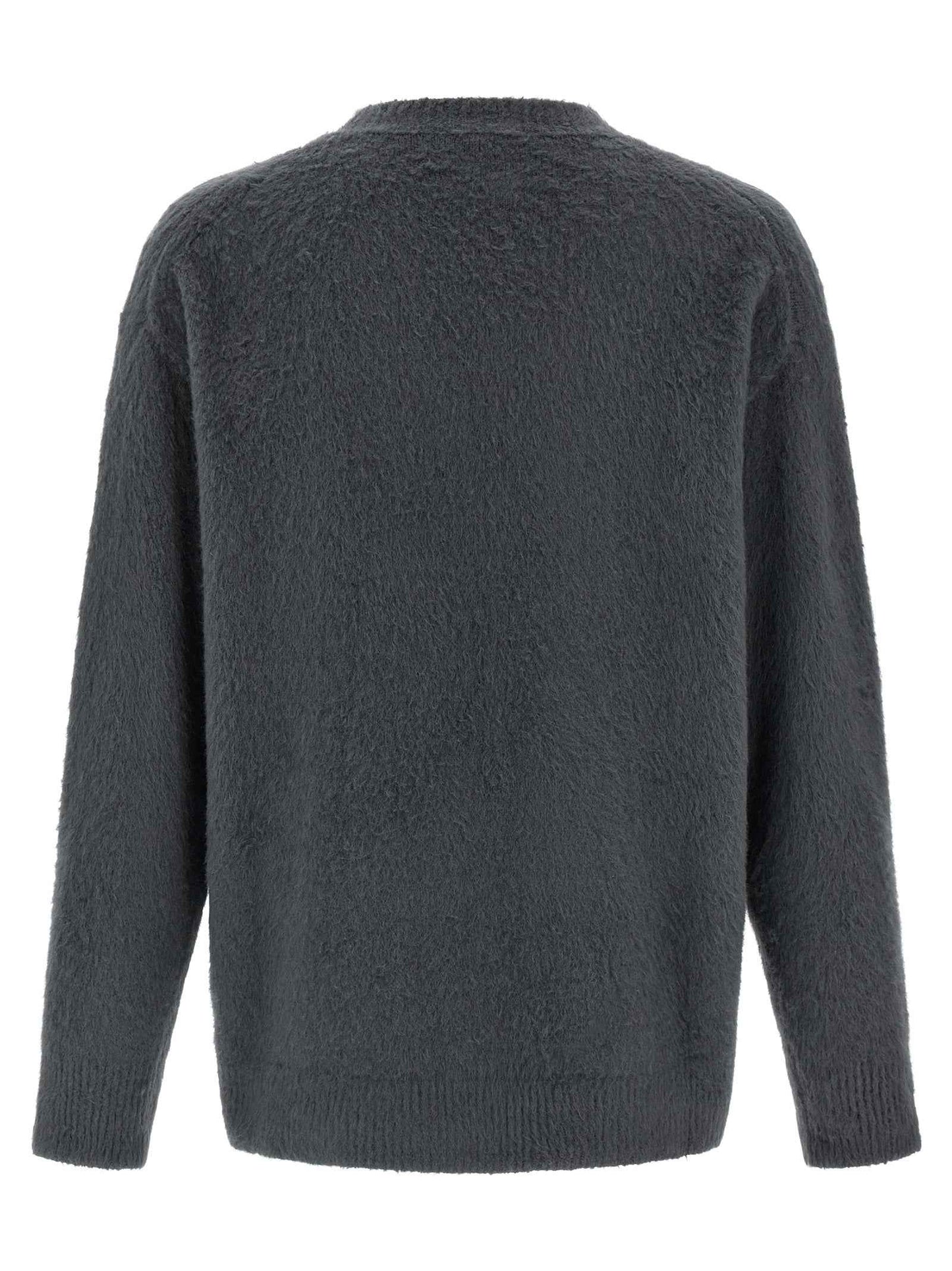 Gray Cotton Cardigan