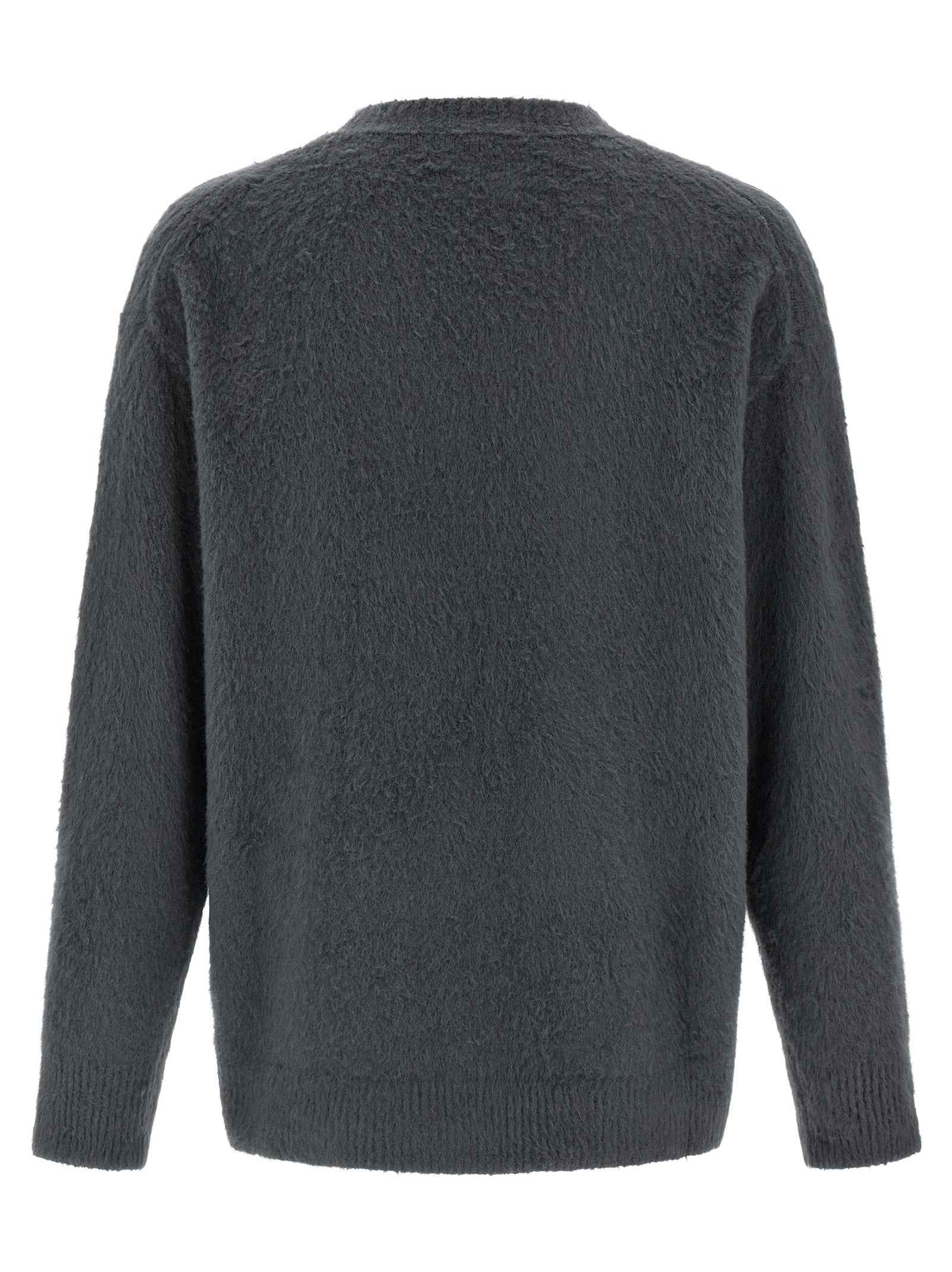 Gray Cotton Cardigan