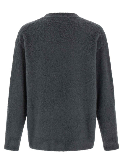Gray Cotton Cardigan