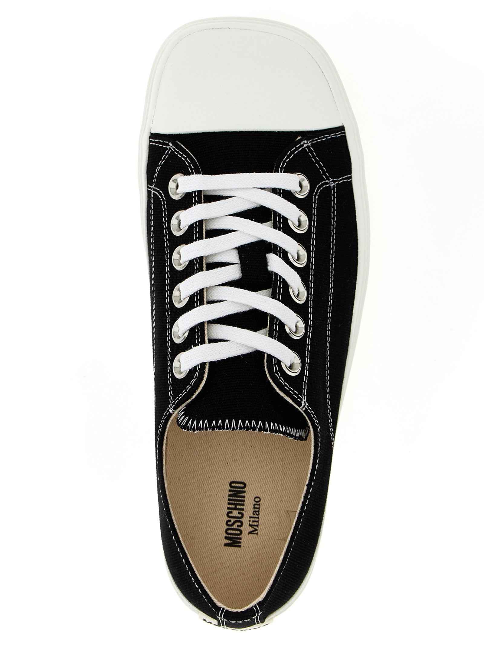 Bicolor Cotton Sneakers