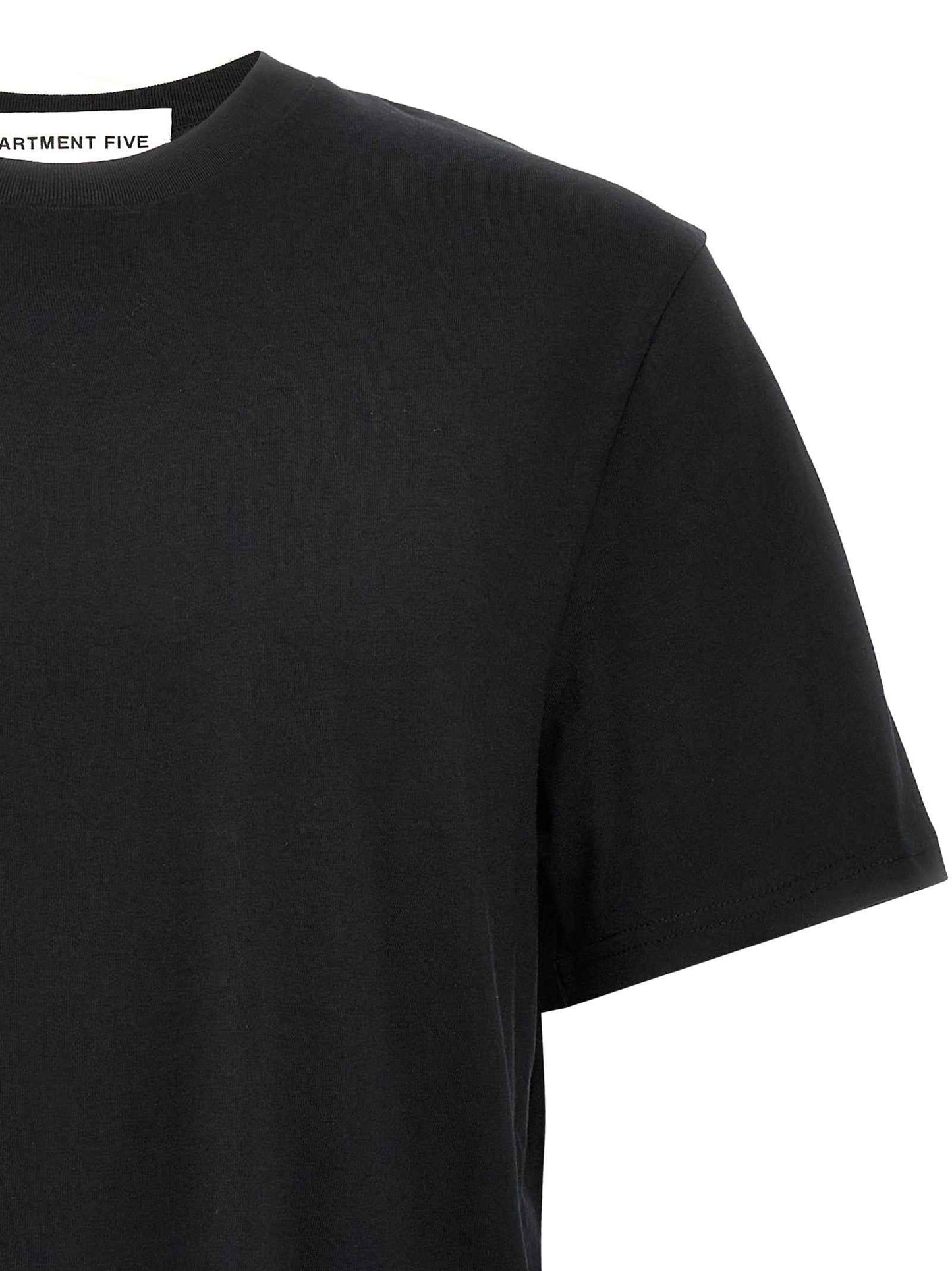 Black Cotton T-Shirt