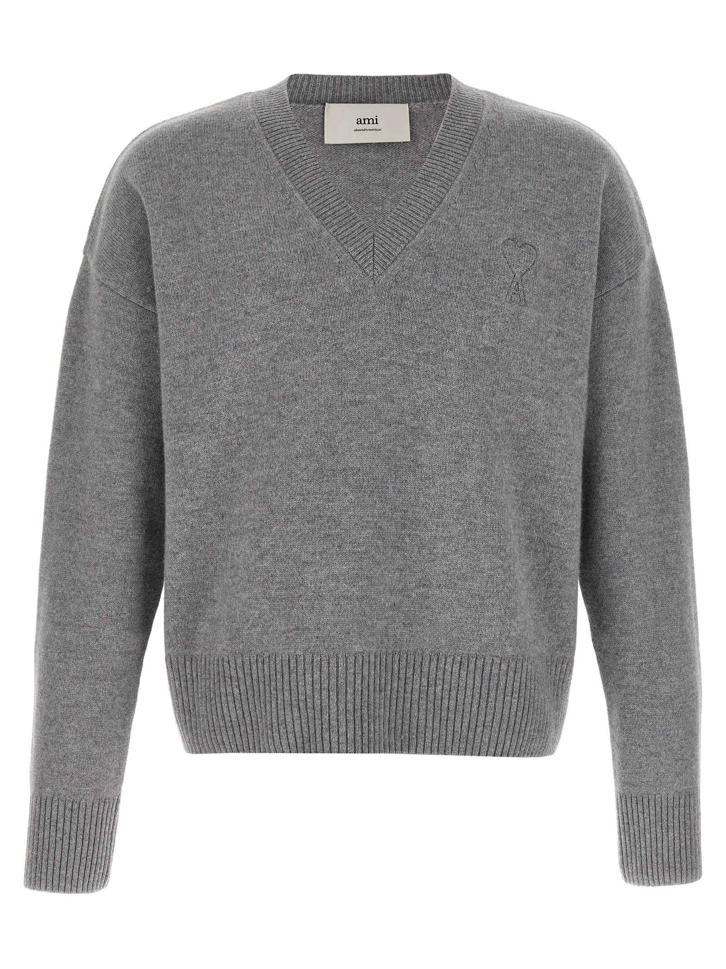 Gray Wool Cardigan