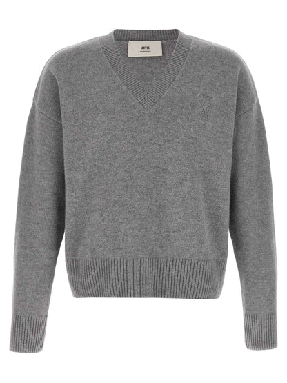 Gray Wool Cardigan