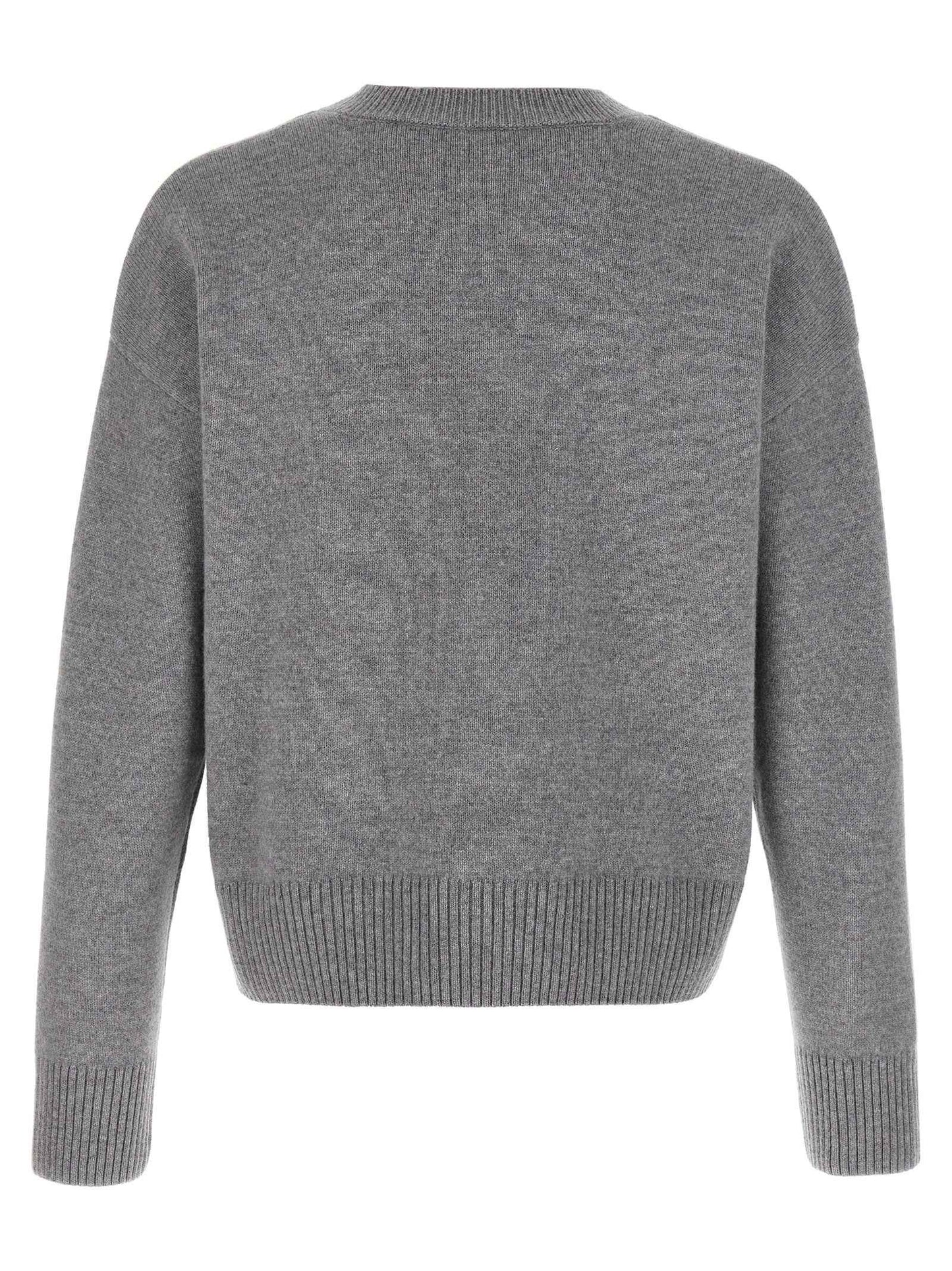 Gray Wool Cardigan