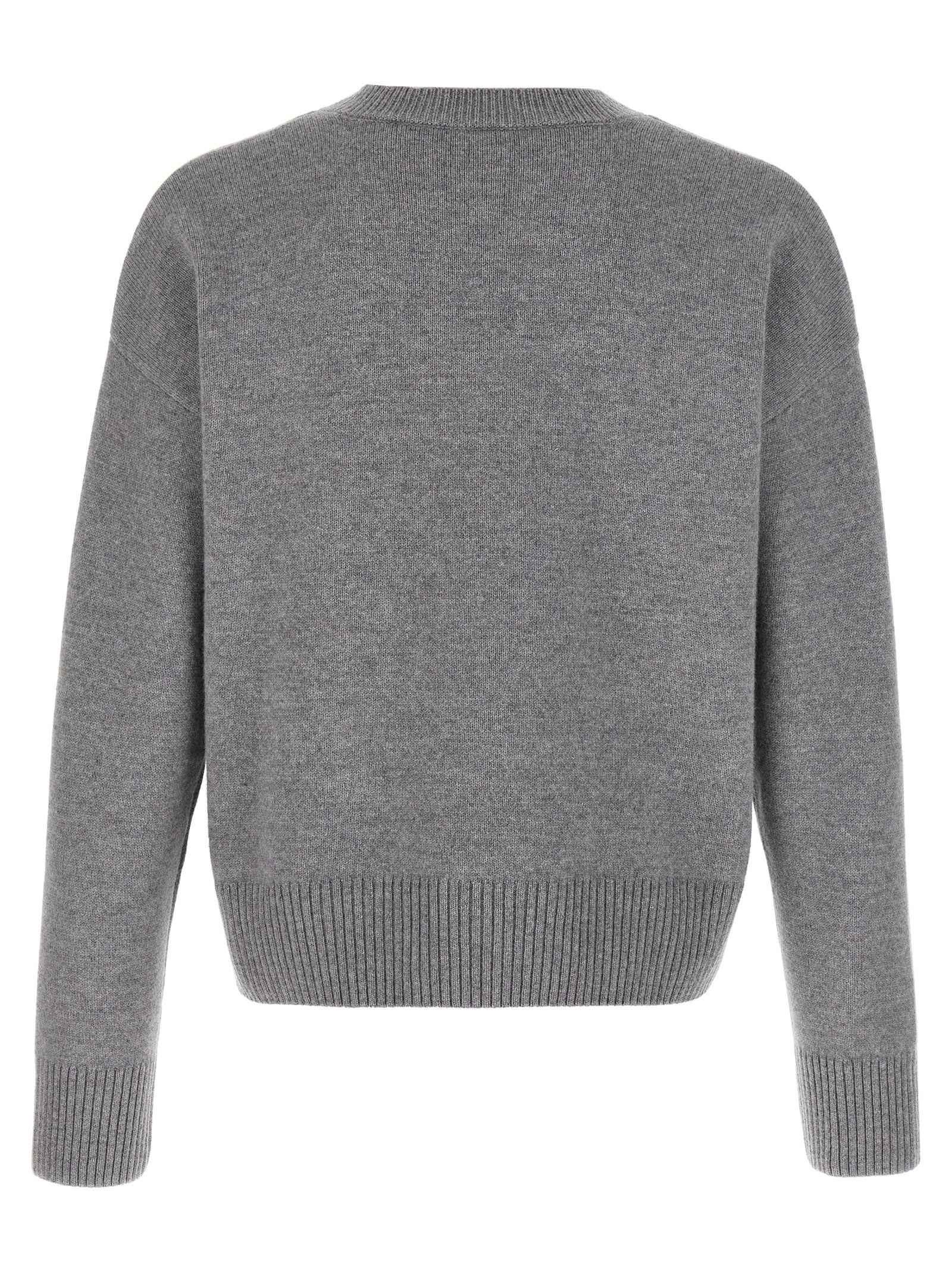Gray Wool Cardigan
