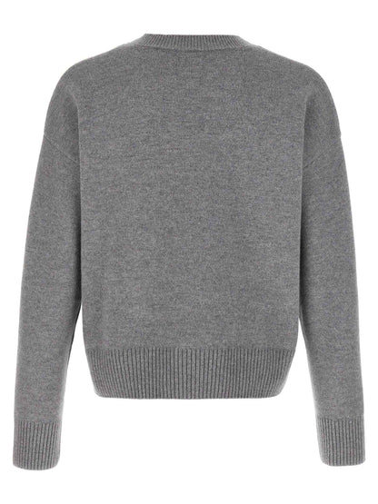 Gray Wool Cardigan