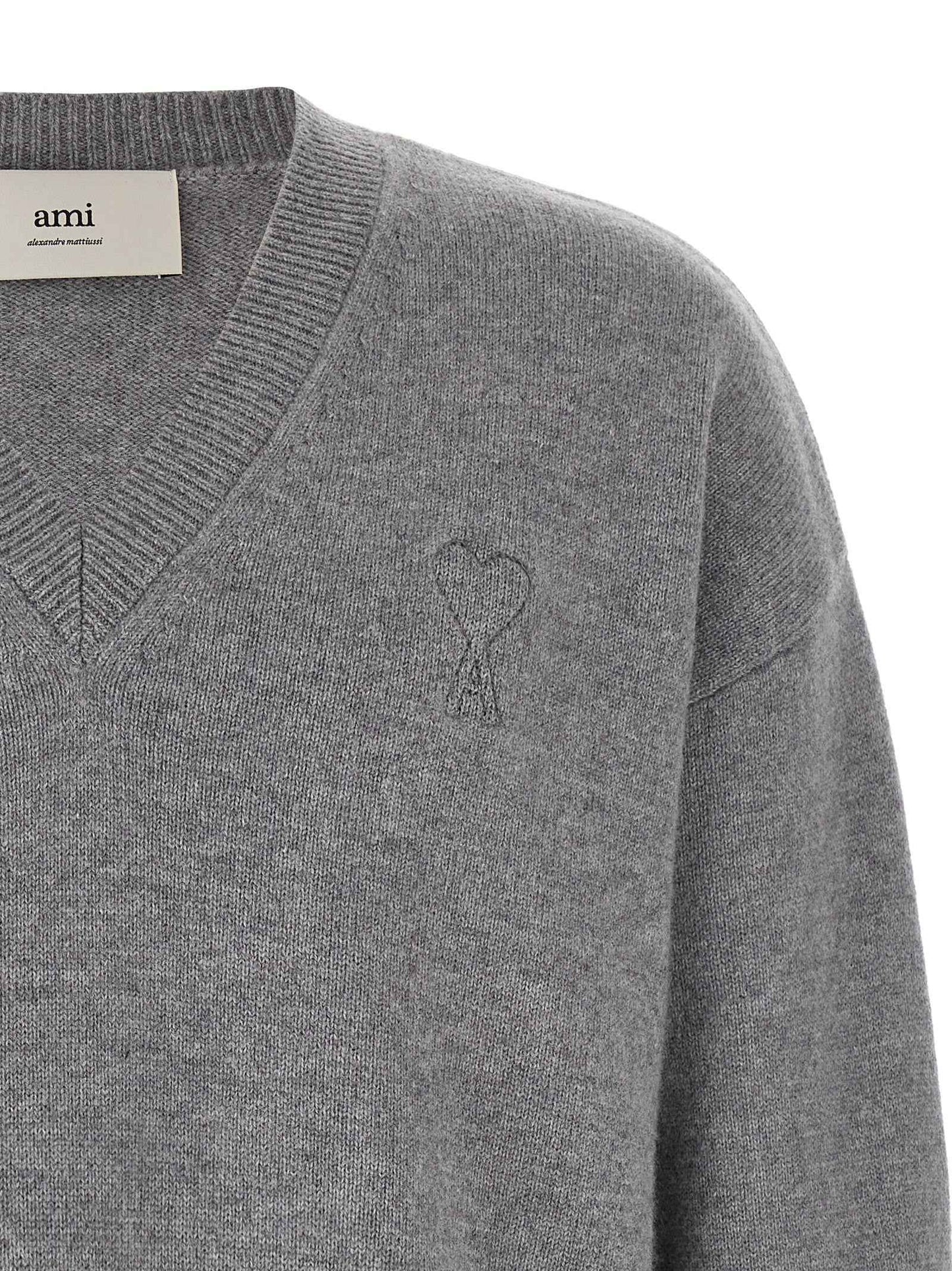 Gray Wool Cardigan