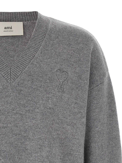 Gray Wool Cardigan