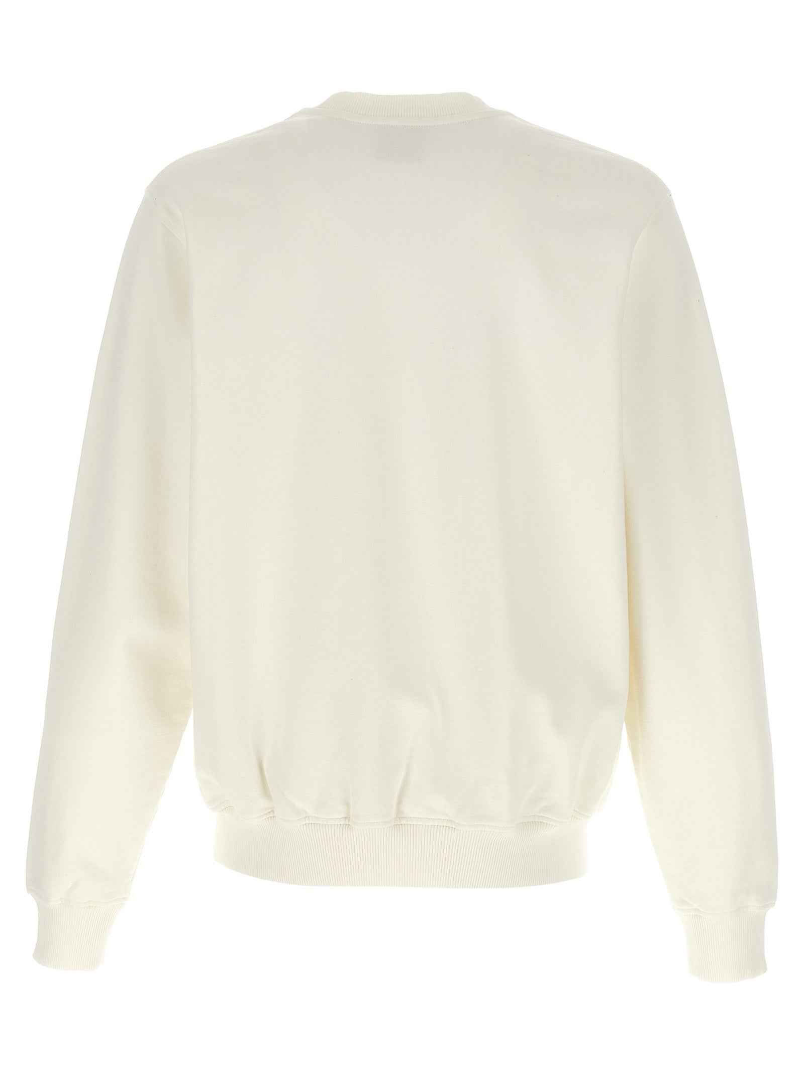 White Cotton Sweatshirt