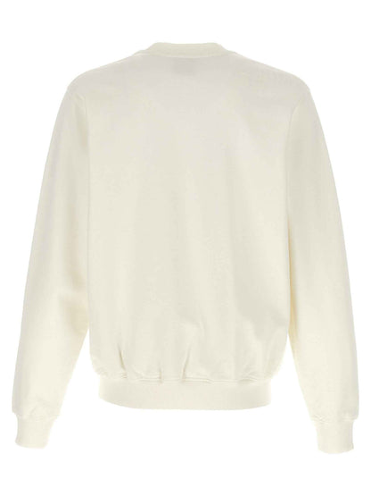 White Cotton Sweatshirt
