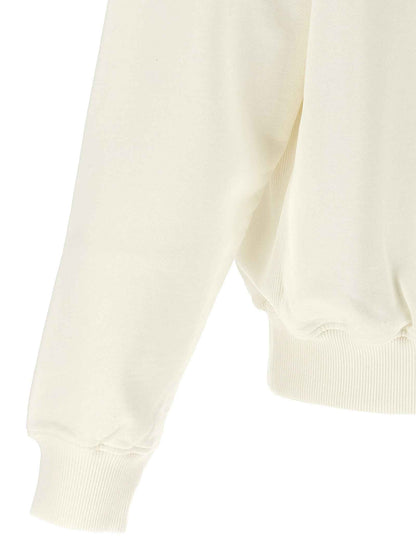White Cotton Sweatshirt