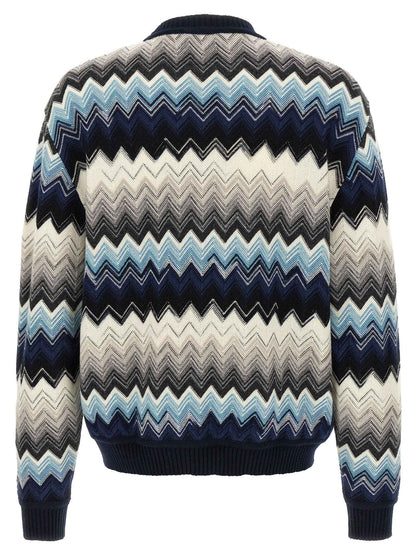 Multicolor Wool Cardigan