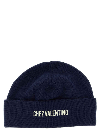Blue Cotton Beanie