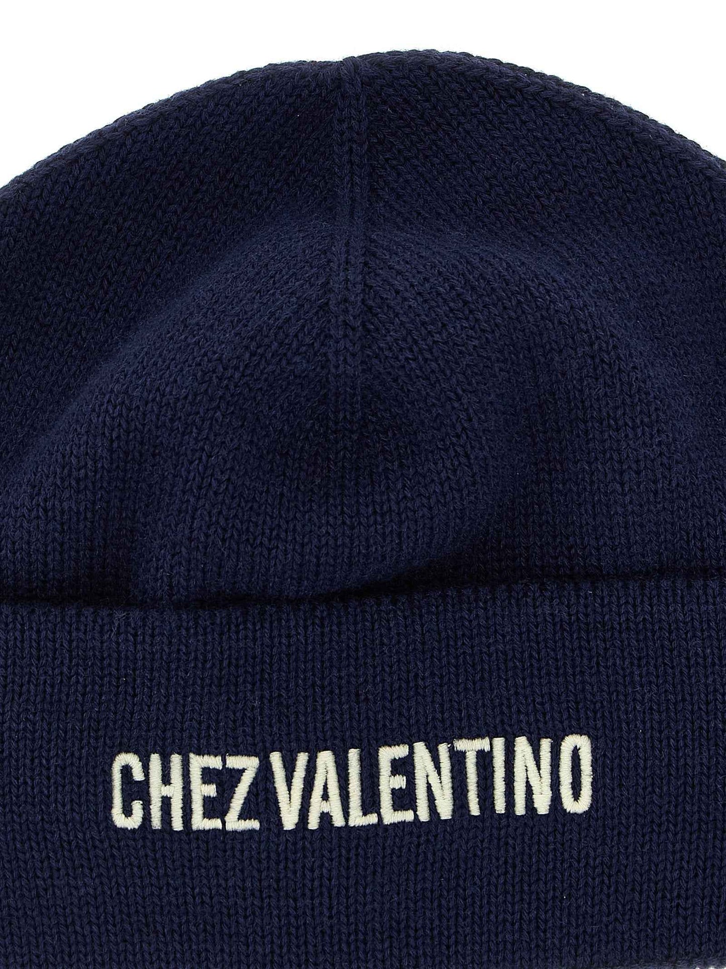 Blue Cotton Beanie