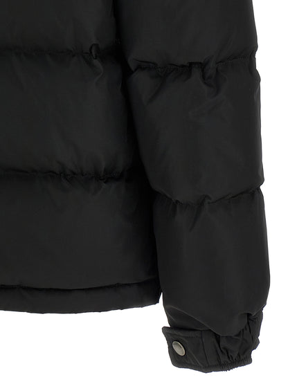 Black Polyamide Full-Length Jacket