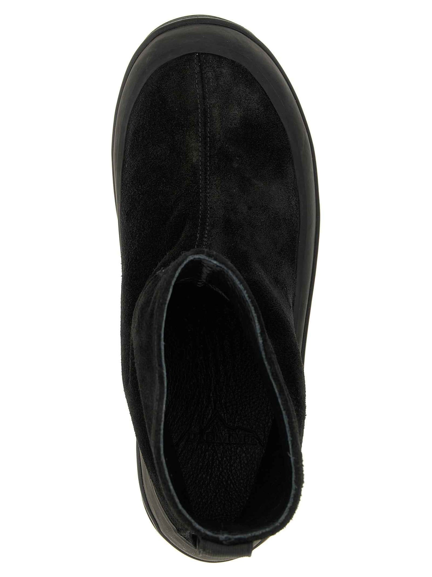 Black Rubber Ankle Boots