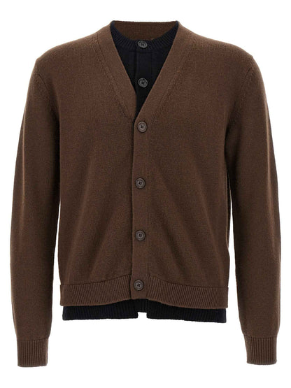 Brown Wool Cardigan