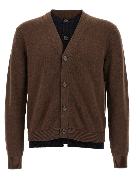 Brown Wool Cardigan