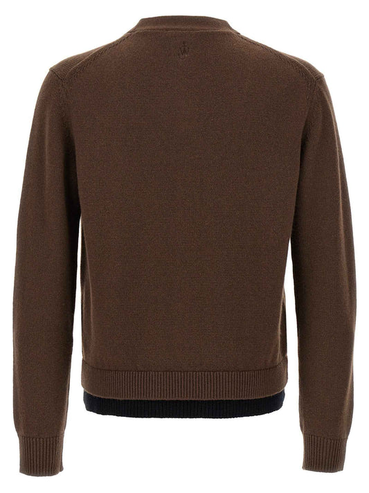 Brown Wool Cardigan