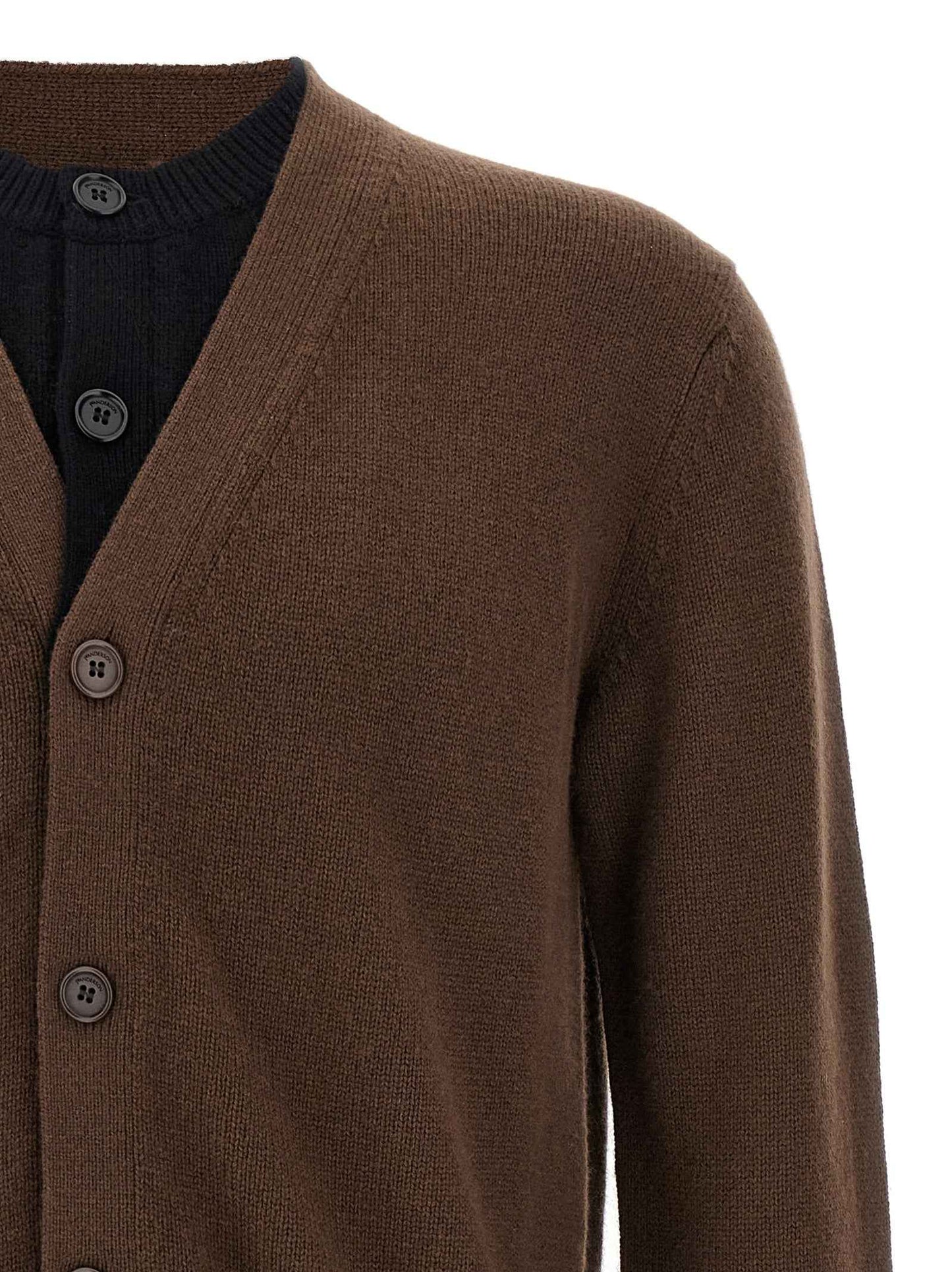 Brown Wool Cardigan