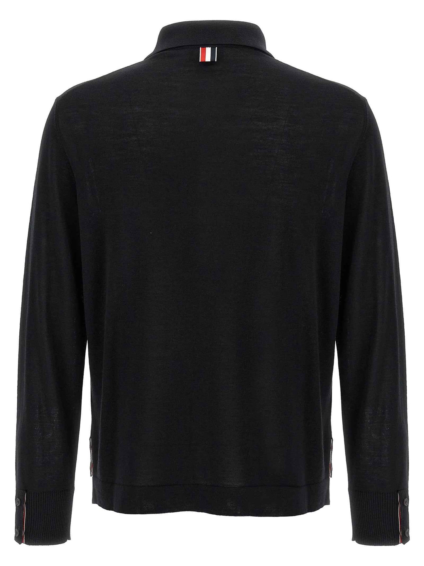 Black Virgin Wool Cardigan